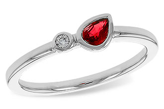 E301-84254: LDS RG .24 RUBY .26 TGW
