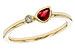 E301-84254: LDS RG .24 RUBY .26 TGW