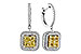 E301-85145: EARR 1.04 FANCY YELLOW DIAMONDS 1.62 TW