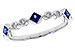 E301-86917: LDS WED RG .25 SAPPHIRE .30 TGW