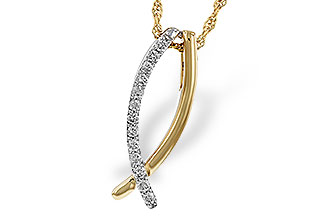 E301-89663: NECKLACE .25 TW