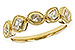 E301-89717: LDS DIA WED RG .34 TW FANCY CUT DIAS