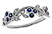 E301-90554: LDS WED RG .23 SAPPHIRE .29 TGW