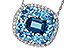 E301-90590: NECKLACE 2.59 TW BLUE TOPAZ 2.75 TGW