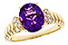 E302-73299: LDS RG 2.12 AMETHYST 2.26 TGW (10x8MM AMY)