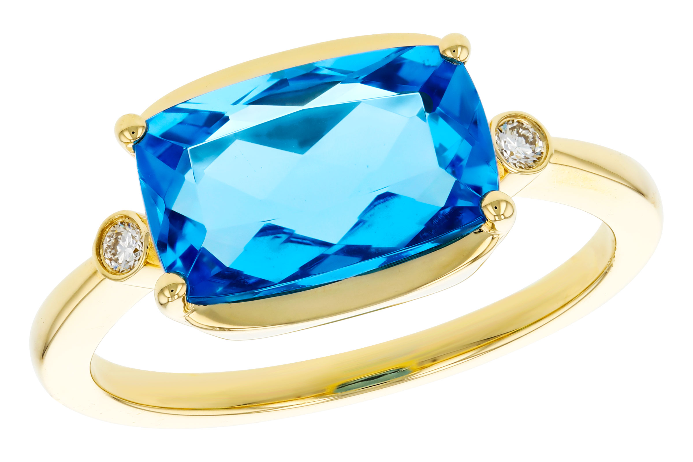 E302-75108: LDS RG 2.88 BLUE TOPAZ 2.92 TGW (11x7MM BT)