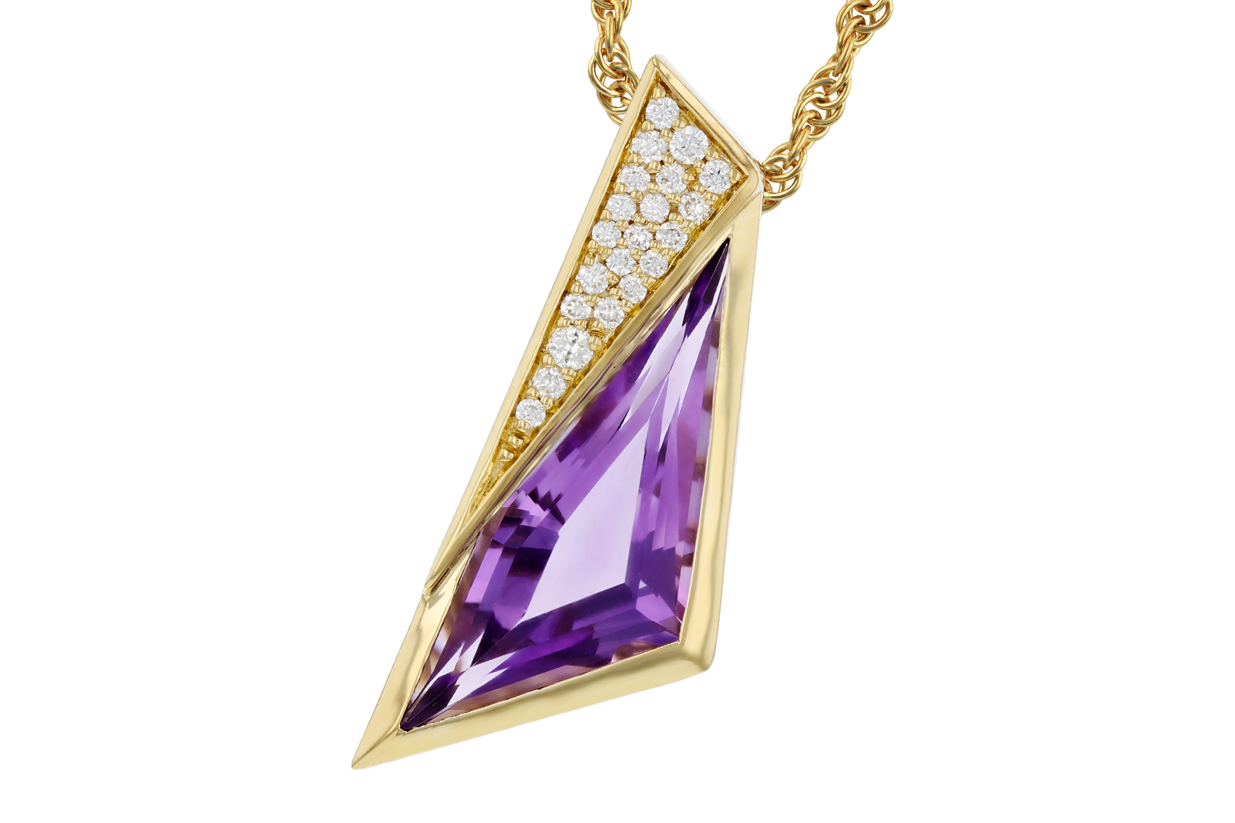 E302-75154: NECKLACE 2.24 AMETHYST 2.33 TGW