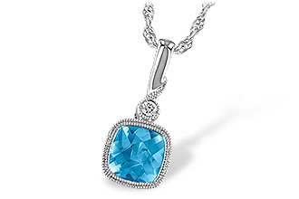F213-70590: NECK 1.03 BLUE TOPAZ 1.05 TGW