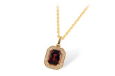 F214-56999: NECK 1.93 GARNET 2.04 TGW