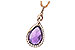 F216-45181: NECK 3.91 AMETHYST 4.10 TGW