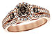 F217-32435: LDS RG .38 BROWN DIA CTR .82 TW