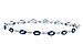 F217-33363: BRACELET 7.20 LONDON BLUE TOPAZ 7.36 TGW