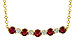 F217-36008: NECK .58 TW RUBY .70 TGW