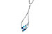 F300-04226: NECK .82 BLUE TOPAZ 1.05 TGW