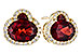 F300-07899: EARR 2.85 TW GARNET 3.06 TGW