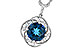 F300-94254: NECK 2.90 LONDON BLUE TOPAZ 3.05 TGW (9MM LBT)