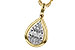 F300-99663: NECKLACE .08 BAG .16 TW