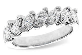 F301-82417: LDS DIA WED RG 1.25 TW (7 MARQUISE)