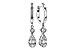 F301-82454: EARRINGS .11 BAG .28 TW