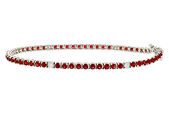F301-83363: BRACELET 3.04 RUBY 3.29 TGW (7")
