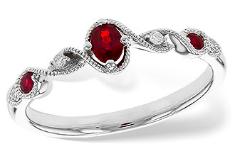 F301-84254: LDS RG .27 TW RUBY .31 TGW