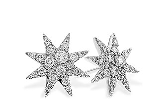 F301-88763: EARRINGS .50 TW