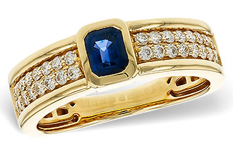 F301-88808: LDS RG .55 SAPPHIRE .88 TGW (5x4MM SA)