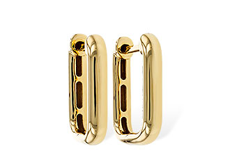 F301-88817: GOLD EARRINGS (15MM)