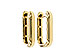 F301-88817: GOLD EARRINGS (15MM)
