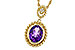 F301-90581: NECKLACE 1.38 AMETHYST 1.40 TGW (9x7MM AMY)