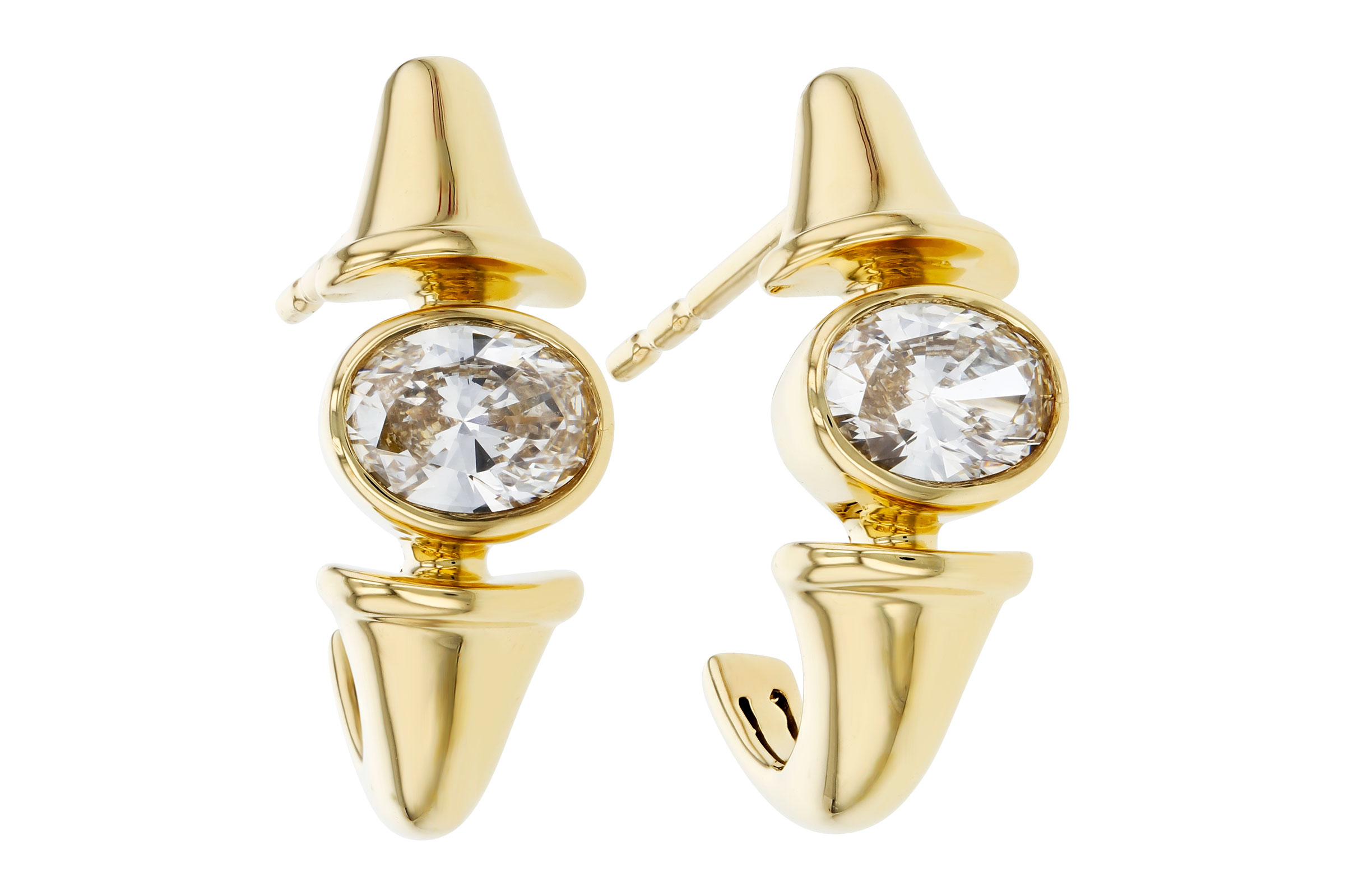 F302-75135: EARRINGS .42 TW OVAL DIAS