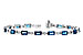 G300-02408: BRACELET 7.90 LONDON BLUE TOPAZ 8.13 TGW