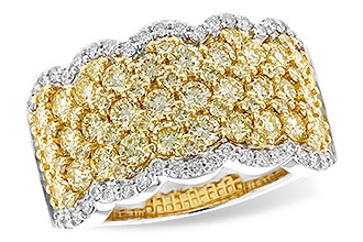 G300-93290: LDS DIA WED RG 1.90 YELLOW DIAS 2.20 TW