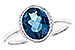 G300-95163: LDS RG 1.90 TW LONDON BLUE TOPAZ 1.93 TGW(9x7 LBT)