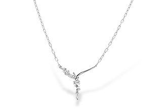 G300-97863: NECKLACE 1.22 TW FANCY CUT DIAMONDS (18")