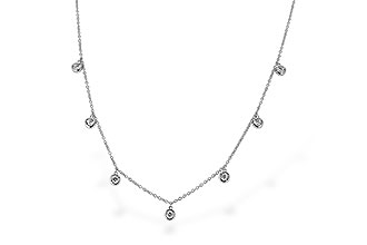 G300-98772: NECKLACE .32 TW (18")
