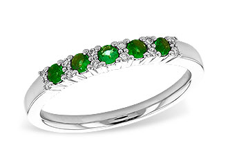 G300-98799: LDS WED RG .20 EMERALD .27 TGW