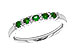 G300-98799: LDS WED RG .20 EMERALD .27 TGW