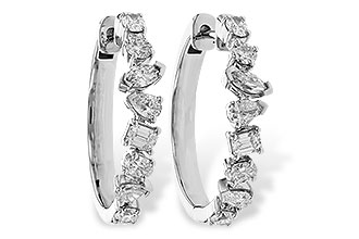 G300-99644: EARRINGS 1.15 TW FANCY CUT DIAS
