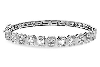 G301-82435: BANGLE .81 TW BAGUETTE 1.00 TW