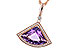 G301-84199: NECKLACE 2.80 AMETHYST 2.97 TGW