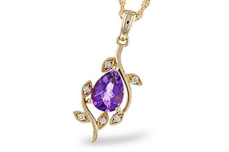 G301-85144: NECKLACE .88 AMETHYST .93 TGW (8x6MM AMY)
