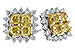 G301-86044: EARR 1.04 FANCY YELLOW DIAMONDS 1.44 TW