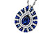 G301-86081: NECK 2.05 TW SAPP 2.29 TGW (7x5MM PS)