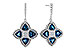 G301-86926: EARRINGS 1.73 LONDON BLUE TOPAZ 1.82 TGW