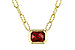 G301-87890: NECKLACE 1.45 GARNET (18")