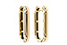 G301-87908: GOLD EARRINGS (18MM)