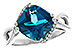 G301-88781: LDS RG 4.42 LONDON BLUE TOPAZ 4.50 TGW (10MM LBT)