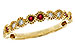 G301-88799: LDS WED RG .16 TW RUBY .25 TGW