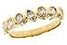 G301-88817: LDS DIA WED RG .62 TW FANCY CUT DIAS